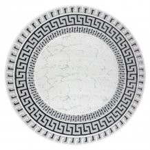 Kusový koberec Allure 1960 white/grey kruh