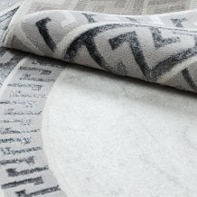 Kusový koberec Allure 1960 white/grey kruh