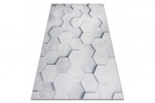 Kusový koberec ANDRE Hexagon 3D 1180