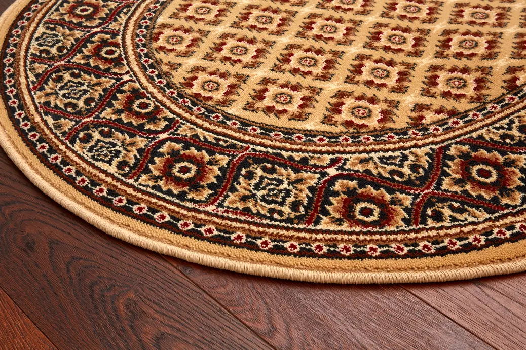 Kusový koberec Apium béžový ovál