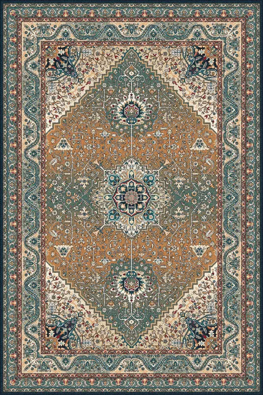 Kusový koberec Aretuza smaragd