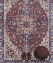 Kusový koberec Asmar 104000 Plum/Red