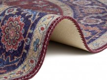 Kusový koberec Asmar 104000 Plum/Red kruh