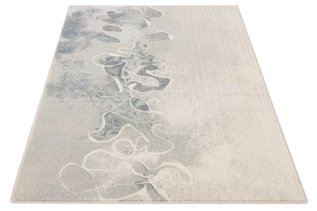 Kusový koberec Aszra šedý