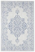 Kusový koberec Beach 103853 Cream/Blue – na ven i na doma