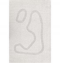 Kusový koberec Blooms light grey