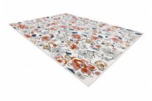 Kusový koberec Botanic 65239 flowers ecru – na ven i na doma