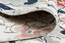 Kusový koberec Botanic 65239 flowers grey – na ven i na doma