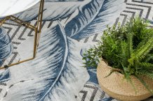 Kusový koberec Botanic 65242 Feathers grey – na ven i na doma