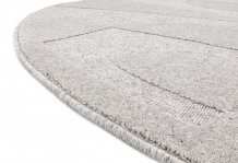 Kusový koberec Botanica light grey kruh