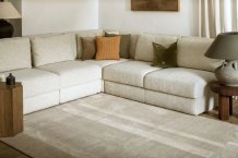 Kusový koberec Brush lines grey