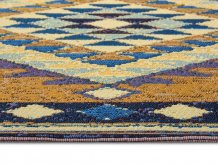 Kusový koberec Cappuccino 105874 Peso Yellow Purple