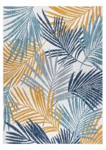 Kusový koberec Cooper Sisal Palm leaves 22258 ecru/navy