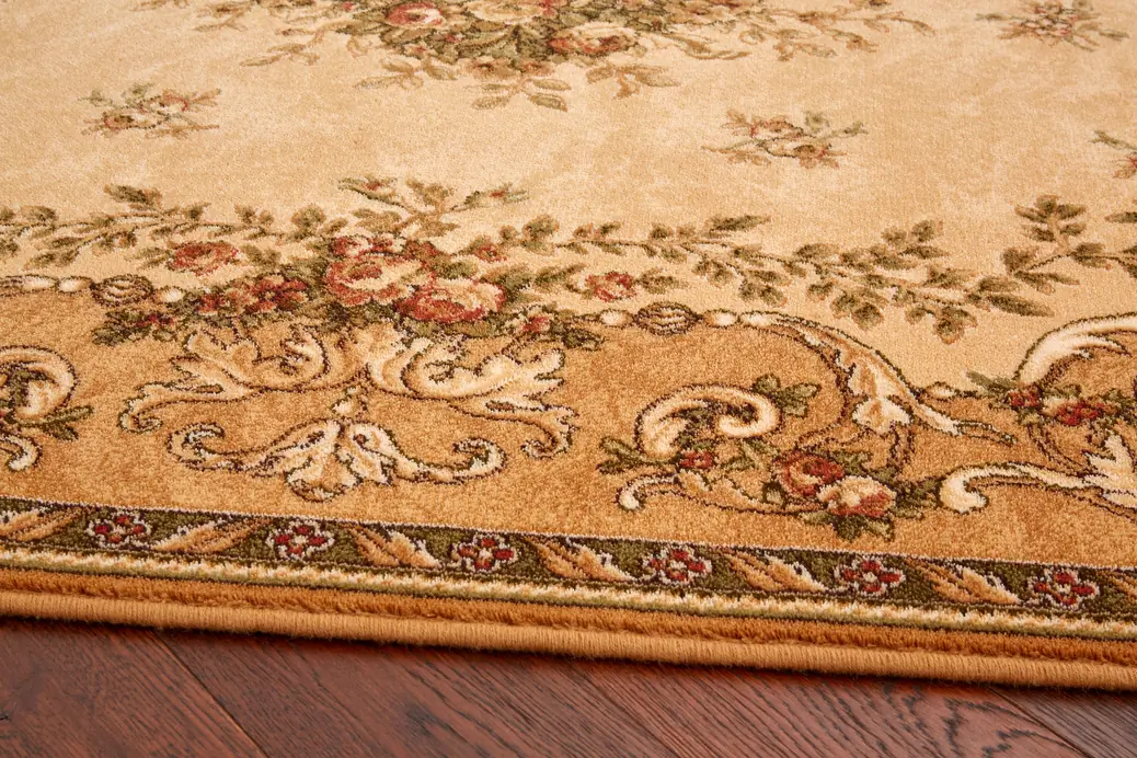 Kusový koberec Dafne béžový - ovál (sahara)