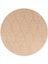 Kusový koberec Duet Liora 106247 Beige/White kruh - na ven i na doma