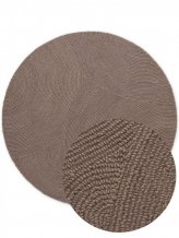 Kusový koberec Eleni 106219 Taupe kruh