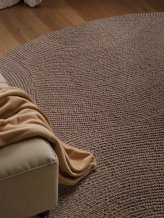 Kusový koberec Eleni 106219 Taupe kruh
