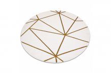 Kusový koberec Emerald 1013 cream and gold kruh