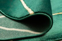 Kusový koberec Emerald 1013 green and gold kruh