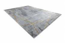 Kusový koberec Emerald 1022 grey and gold
