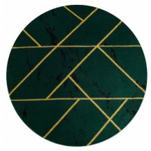 Kusový koberec Emerald geometric 1012 green and gold kruh