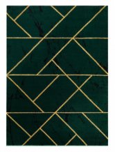 Kusový koberec Emerald geometric 1012 green and gold