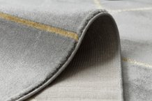 Kusový koberec Emerald geometric 1012 grey and gold