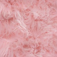 Kusový koberec Faux Fur Sheepskin Pink kruh