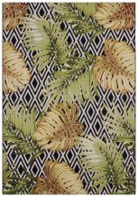 Kusový koberec Flair 105611 Diamonds and Leaves Multicolored – na ven i na doma