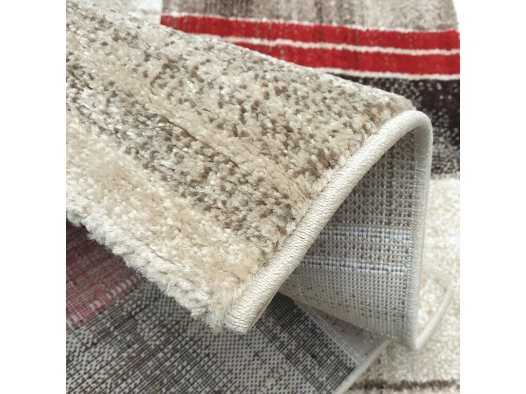 Kusový koberec Florentina / 613-64 Beige-red