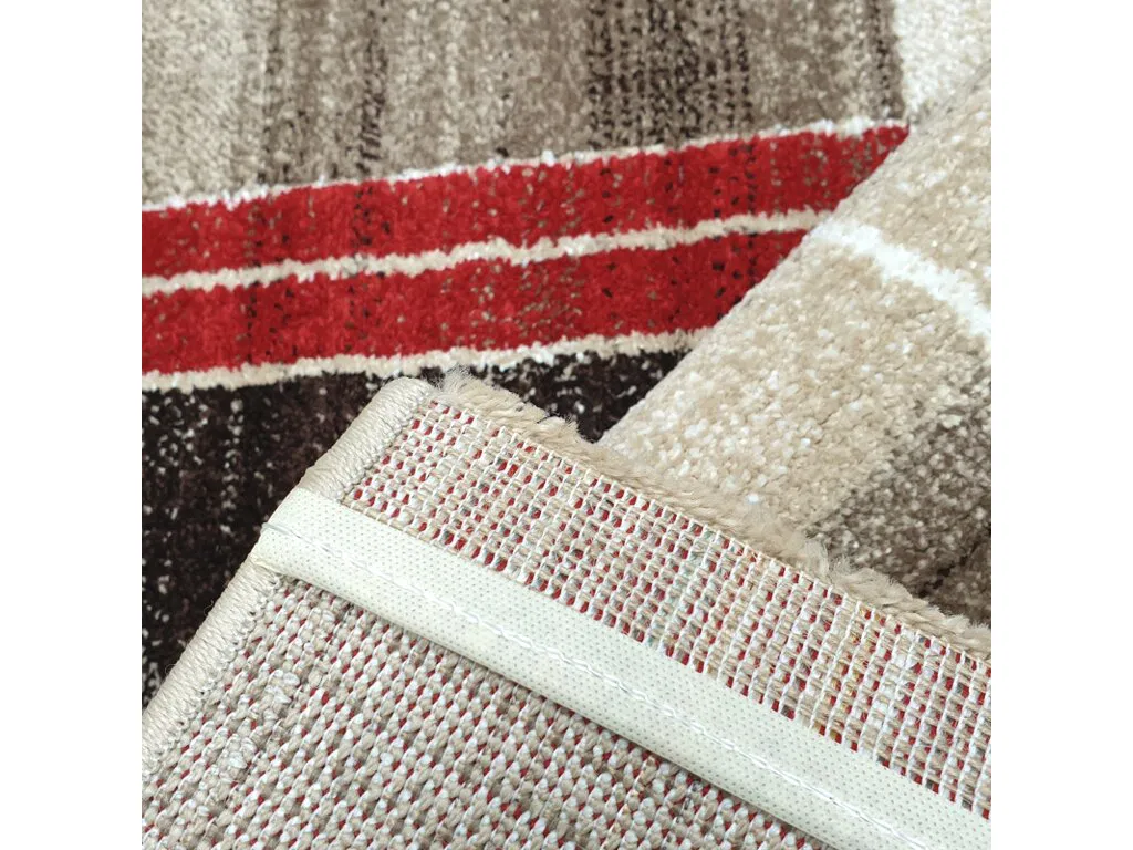 Kusový koberec Florentina / 613-64 Beige-red