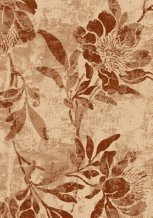 Kusový koberec Floris světle hnědý