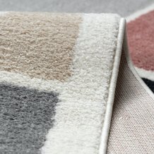 Kusový koberec Fusion 0213 white/dark pink