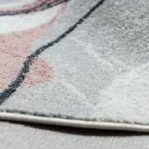 Kusový koberec Fusion 5868 white/dark pink