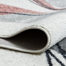 Kusový koberec Fusion 5868 white/dark pink