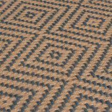Kusový koberec Geometric Jute Blue