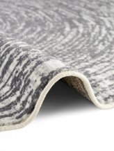 Kusový koberec Gloria Cavallo Creme Grey kruh