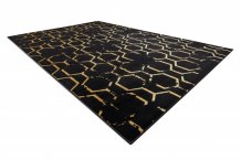 Kusový koberec Gloss 407C 86 glamour black/gold