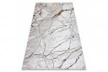 Kusový koberec Gloss 529A 53 3D mramor ivory/beige