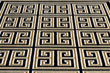 Kusový koberec Gloss 6776 86 greek black/gold