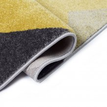 Kusový koberec Hand Carved Aurora Grey/Ochre