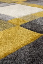 Kusový koberec Hand Carved Nimbus Grey/Ochre