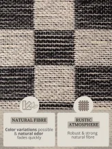 Kusový koberec Handloom 106333 Rex White Black