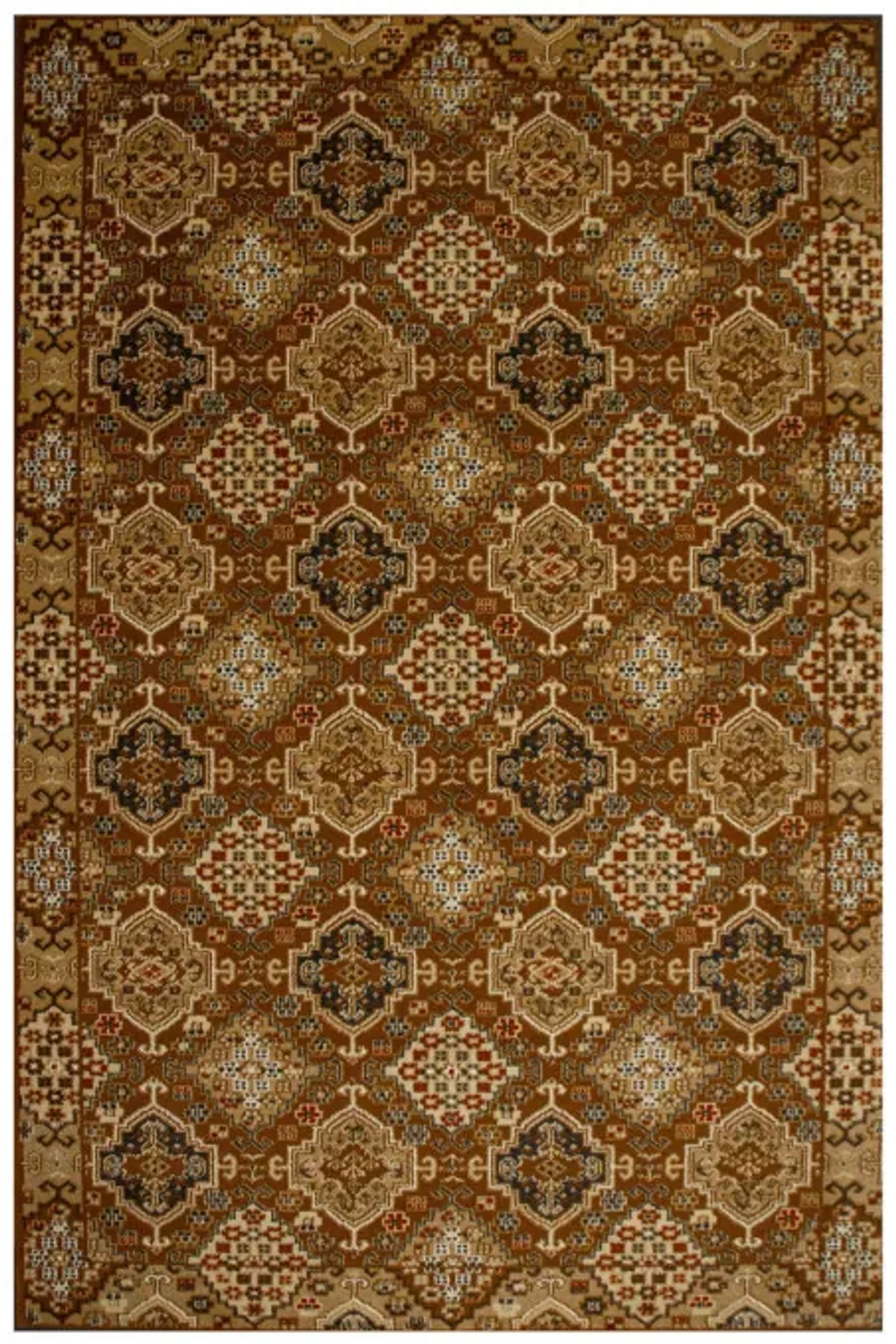 Kusový koberec Ines light brown