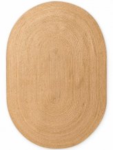 Kusový koberec Jute Braided 106005 Gold ovál