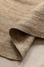 Kusový koberec Jute Braided 106006 Grey Brown kruh