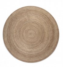 Kusový koberec Jute Braided 106006 Grey Brown kruh