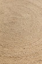 Kusový koberec Jute Braided 106007 Ivory kruh