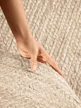 Kusový koberec Jute Braided 106007 Ivory ovál