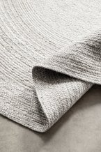 Kusový koberec Jute Braided 106321 White kruh